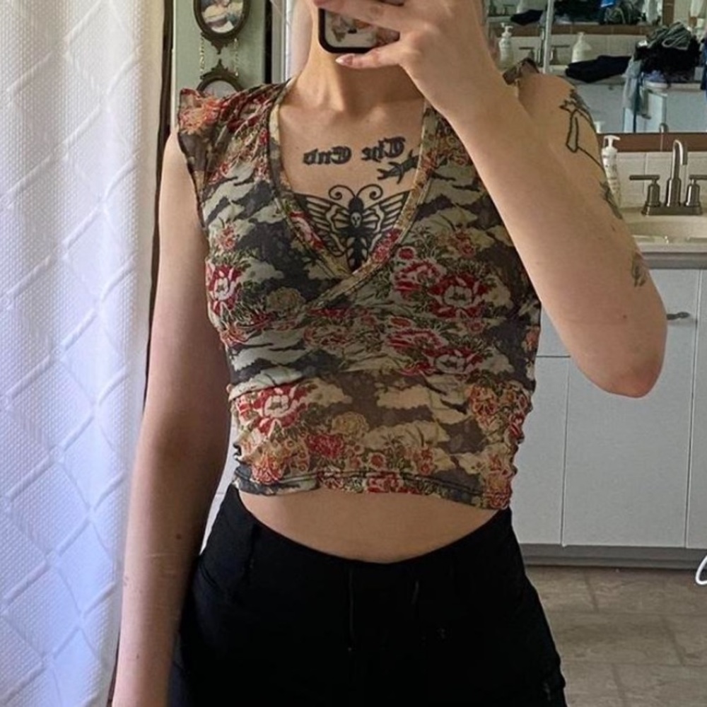 Vintage Mesh Top